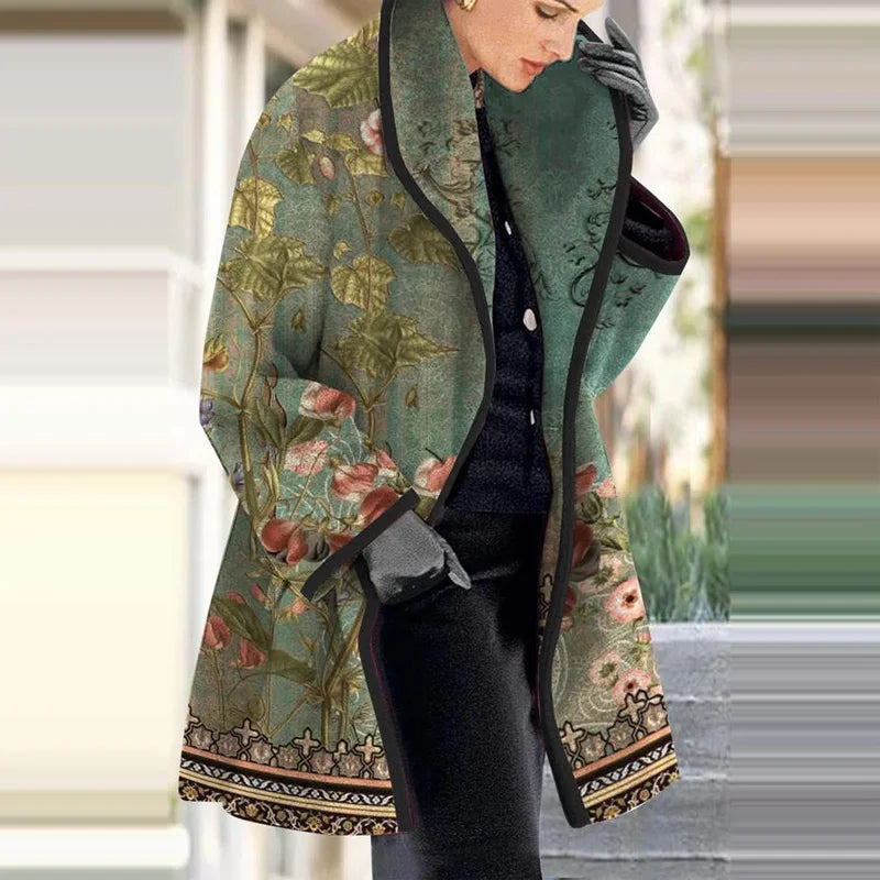 Dames Wintermantel van Zware Wol – Warm, Elegant & Waterafstotend