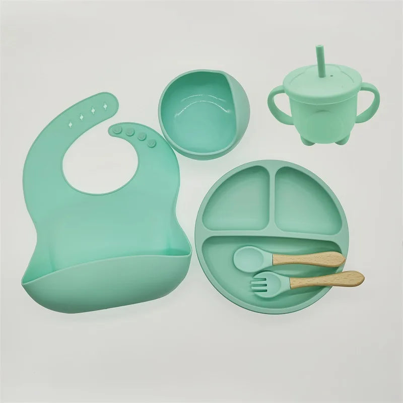 Silicone Baby Eetset Zacht en Veilig