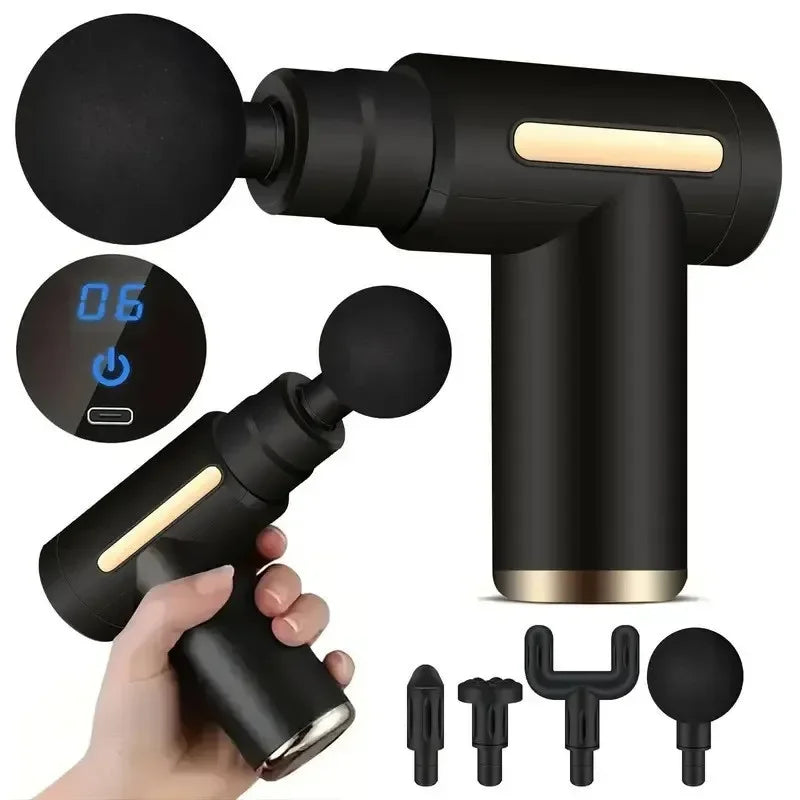 USB Mini Massagepistool voor Spieren Ontspanning