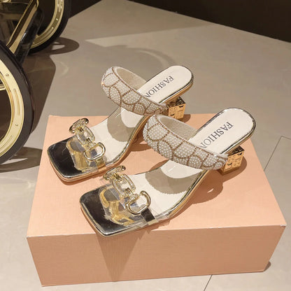 Auroria Glanzende Zomer Sandalen