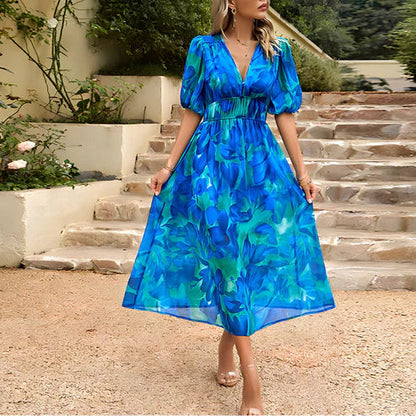 Zonnestraal Bloemenjurk voor Zomerse Elegantie