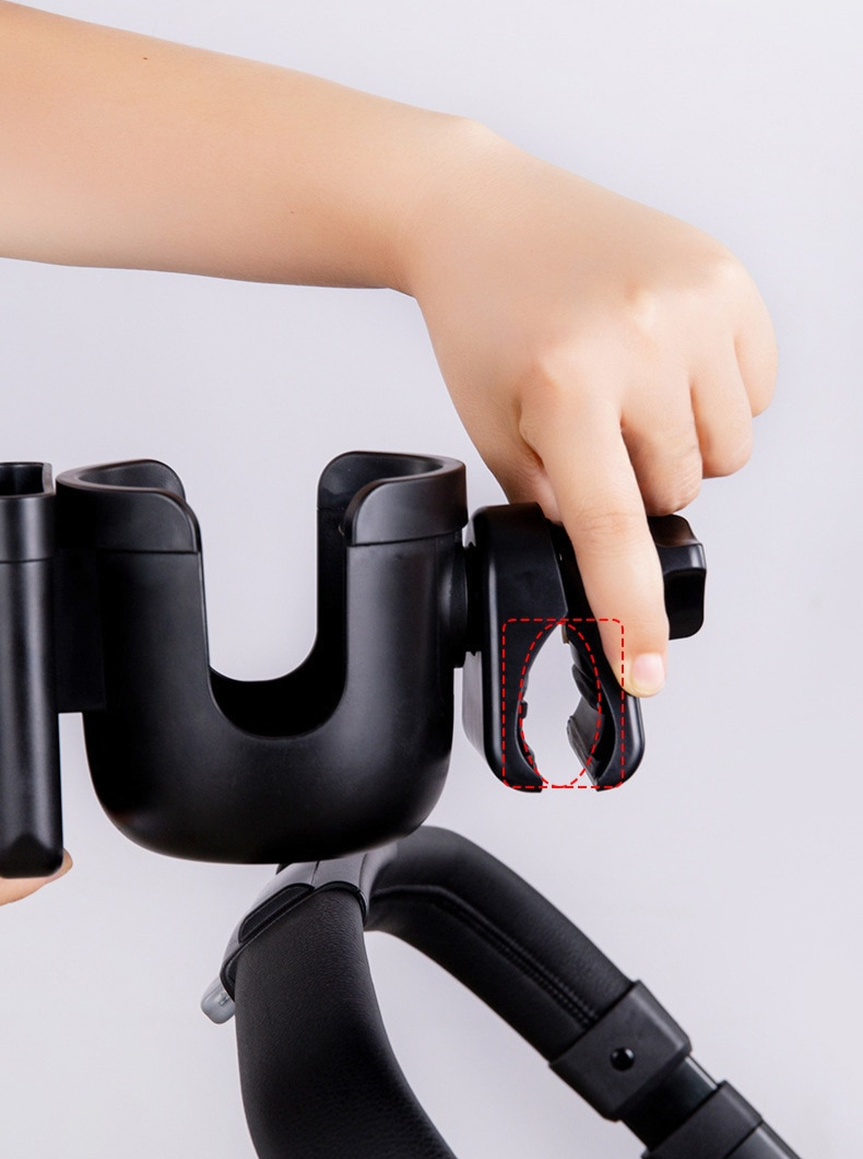 Kinderwagen Accessoires 2-in-1 Fles en Telefoonhouder