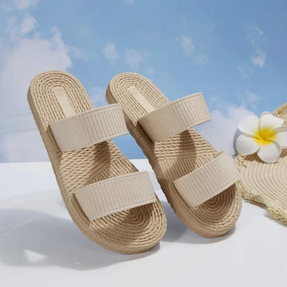 Ano Zomerse Slingback Wedge Sandalen