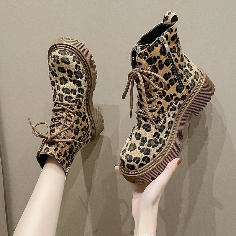 Laarzen Luipaardprint Stijlvol en Chic - Mode Vibes