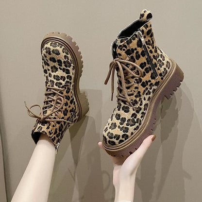 Laarzen Luipaardprint Stijlvol en Chic - Mode Vibes