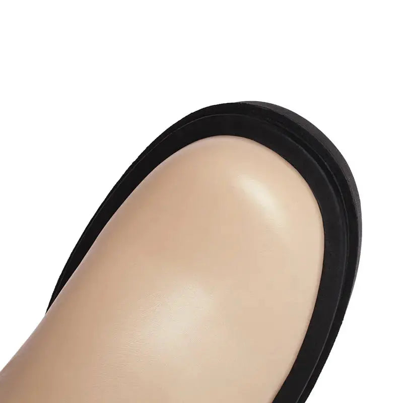 Overknee Laars Chic Zwart Hoge Hak