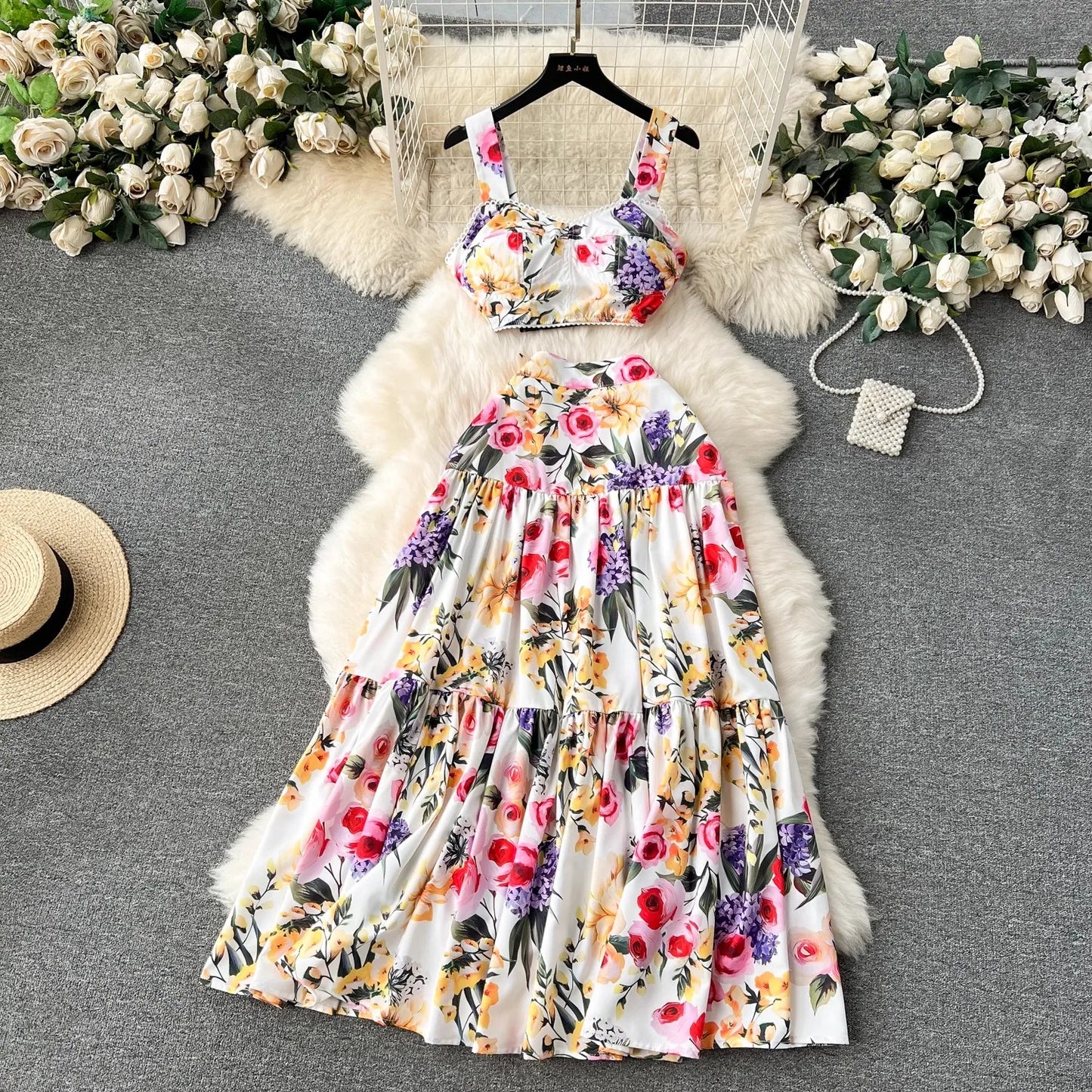 Vrouwelijke Tweedelige Set Casual Kleding