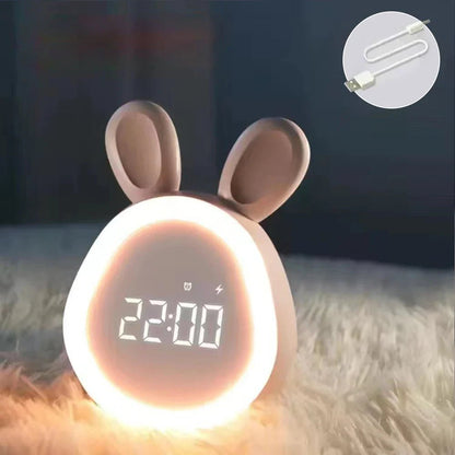 Kinderwekker Konijn met LED Nachtlampje BunniGlow - Mode Vibes