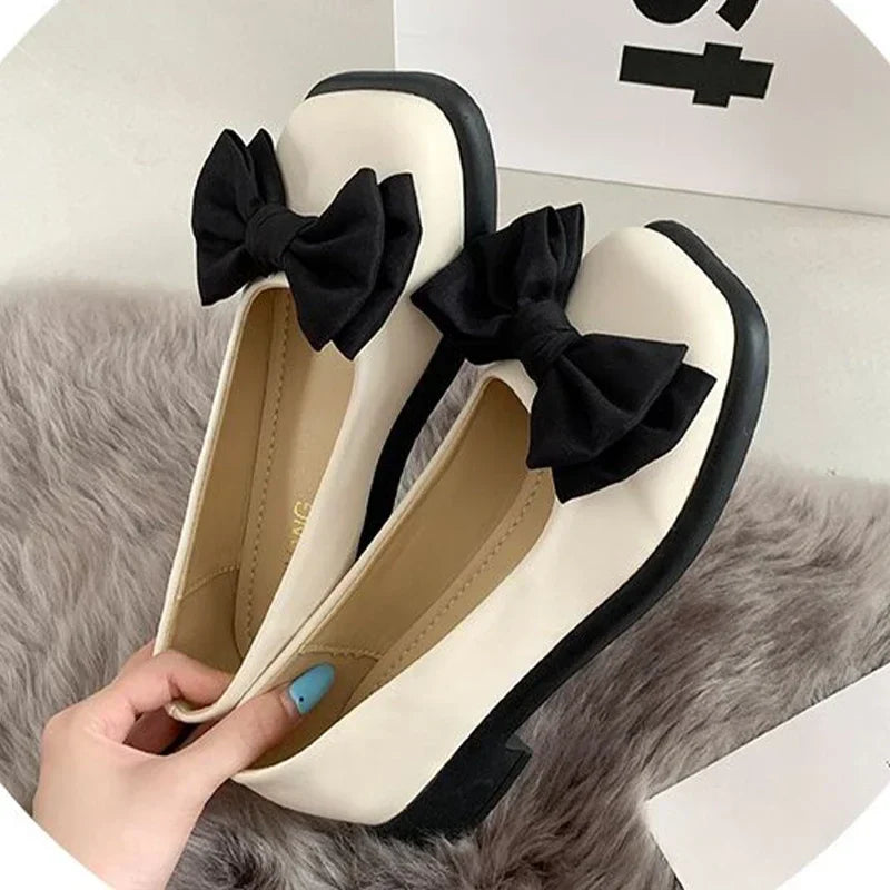 Luna Nieuwe Vlinderdas Mary Janes Schoenen