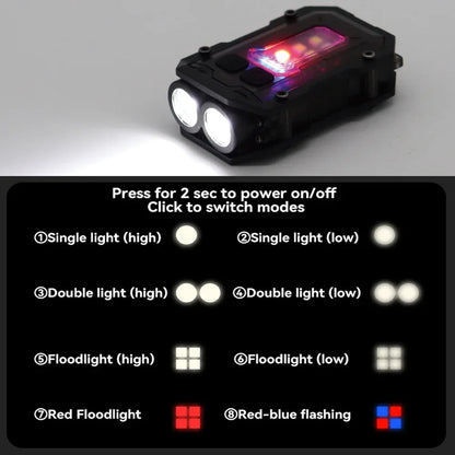 USB Oplaadbare Zaklamp Compact Tactisch Model