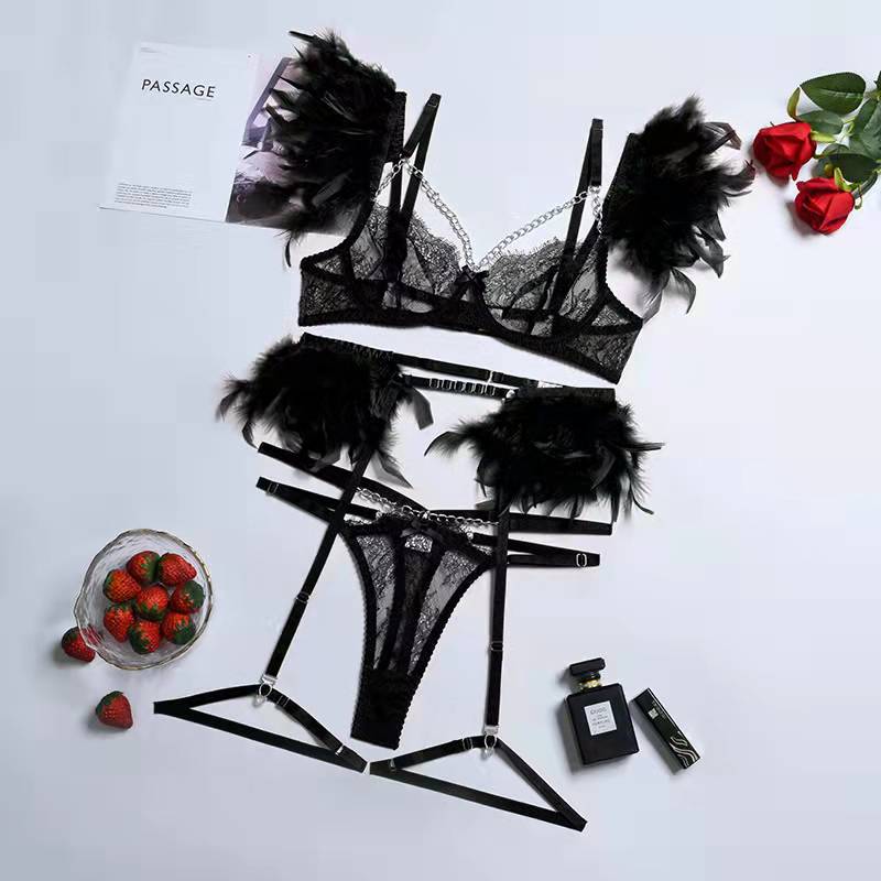 Lingerie Set 3-delig voor Vrouwen Sexy en Comfortabel