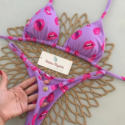 Variant image for Sole | Bikini Sexy G-String da Donna in Tessuto di Seta di Latte-16