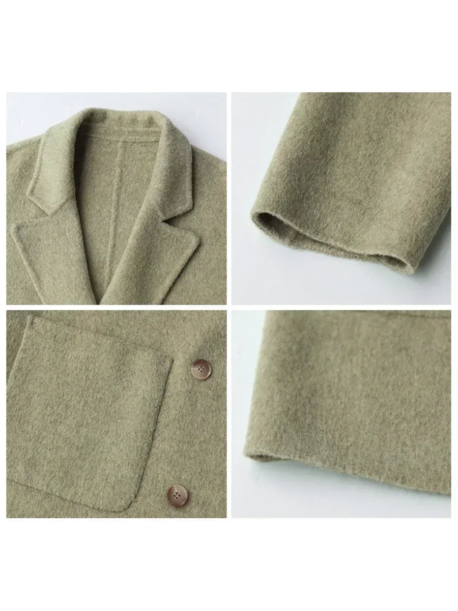Damesjas Wollen Luxe Aurora Warm