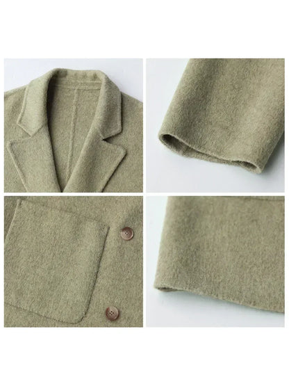 Damesjas Wollen Luxe Aurora Warm