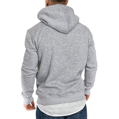 Heren Hoodie Casual met Buidelzak Zacht en Praktisch