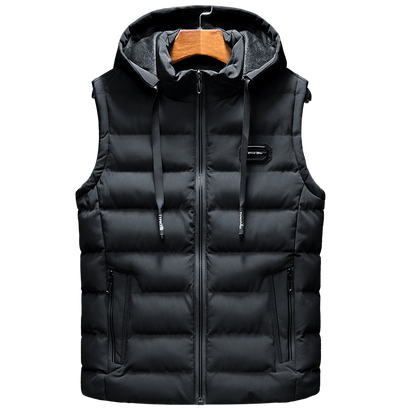Luxe Heren Bodywarmer Valdemar Donkergrijs