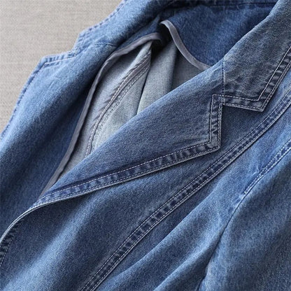 Denim Blazer Modern voor Dames