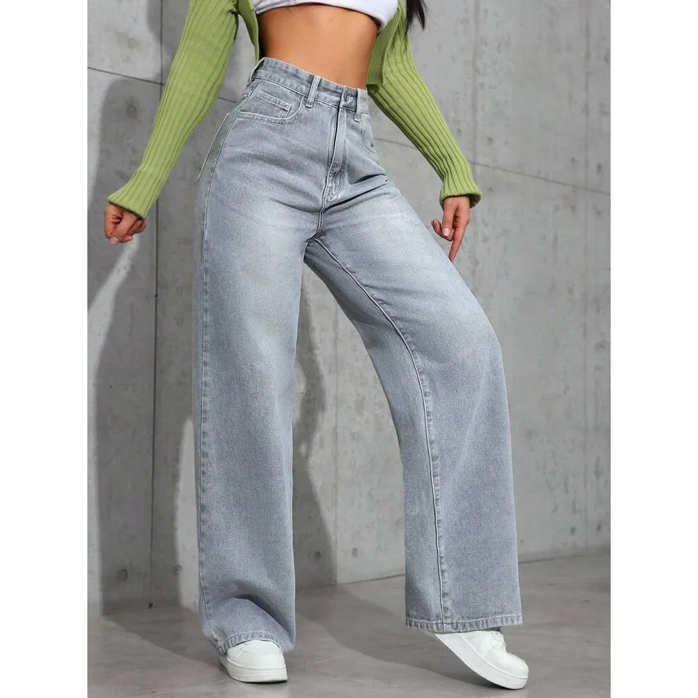 Wijd Been Jeans voor Vrouwelijke Stijl