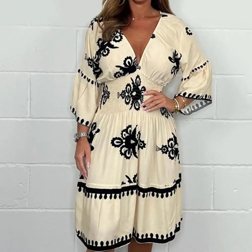 Midi Jurk van Trendy Luxe