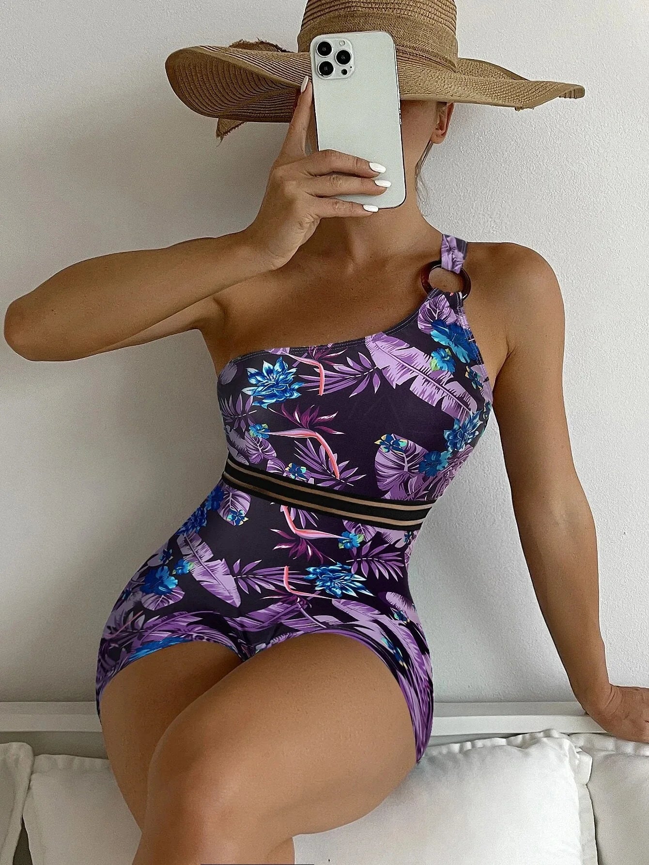 Badmode Eendelig Bedrukt Zomerse Look - Mode Vibes
