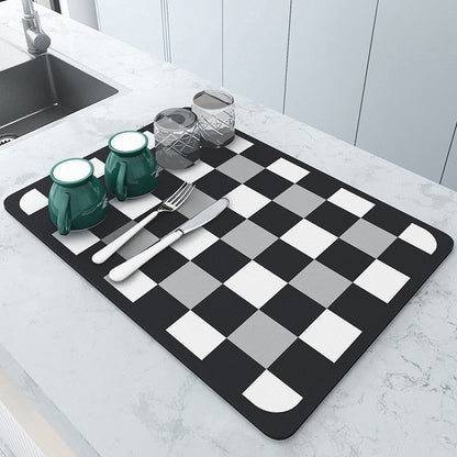 Afdruipmat Antislip Superabsorberend voor Keuken en Badkamer