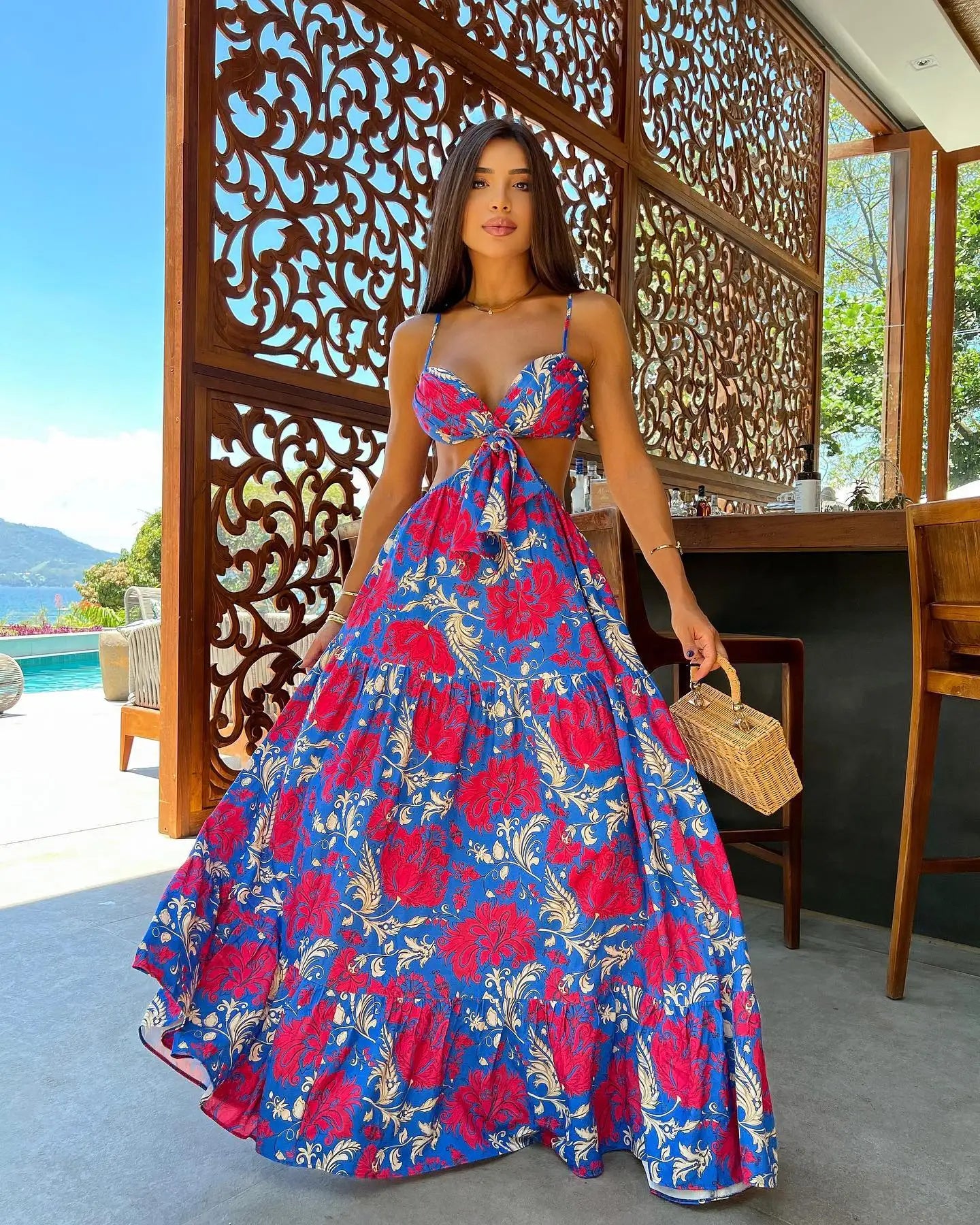 Vera Damesjurk Bloemenprint Zomerjurk - Mode Vibes