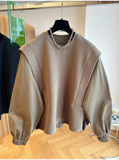 Modieuze Baggy Trui voor Mannen - Mode Vibes