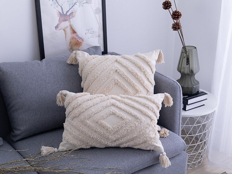 Boho Kussenslopen Ibizastoere Stof Geïnspireerd