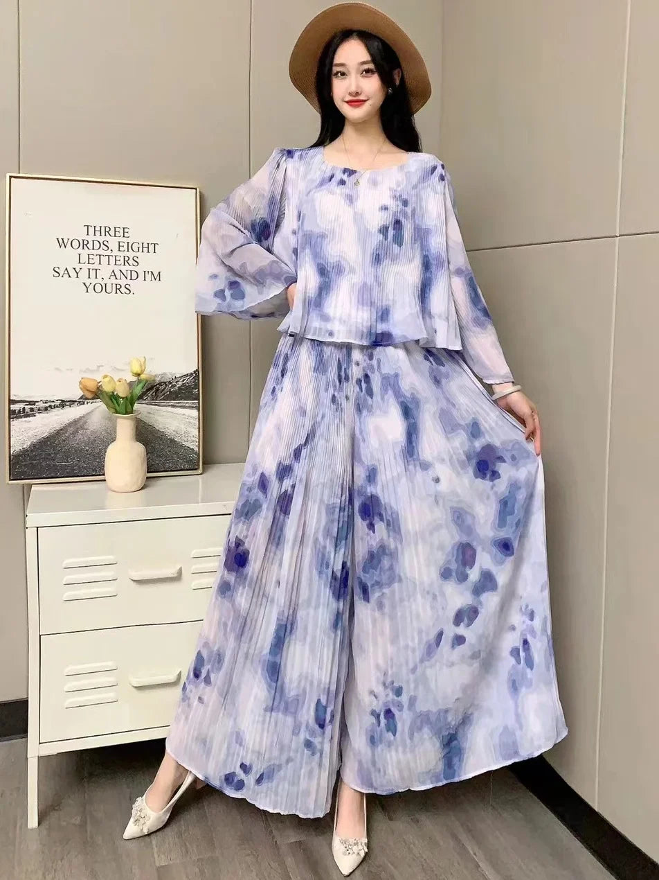 Celinara Kleurvolle Lente Zomer Tie Dye Set