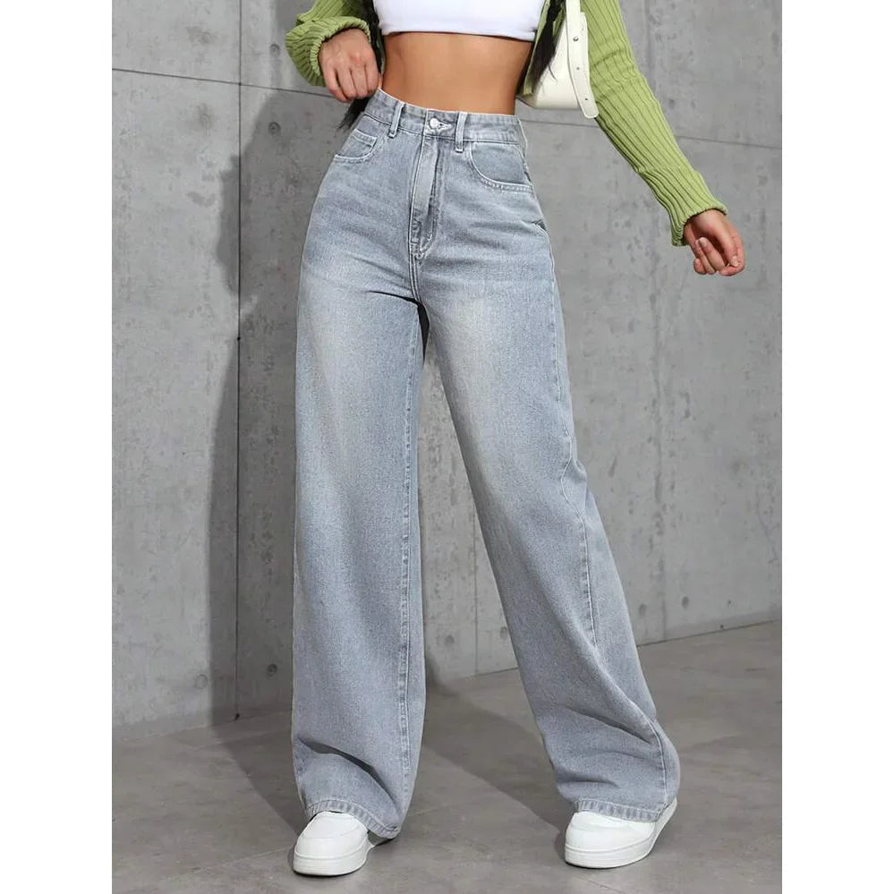Wijd Been Jeans voor Vrouwelijke Stijl