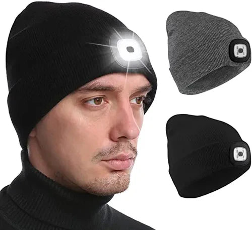 LED Muts Warm Beanie met Verlichting - Mode Vibes