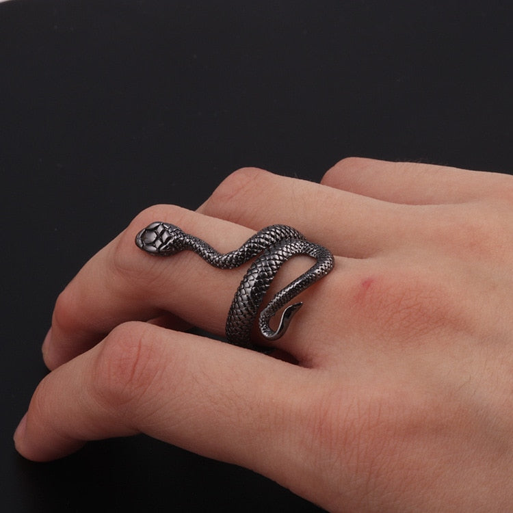 Slang Ring Unieke Zilveren Sieraden