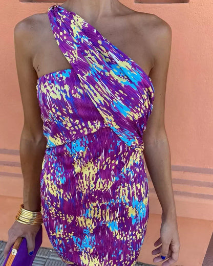 Dames Midi-jurk Elegant Model