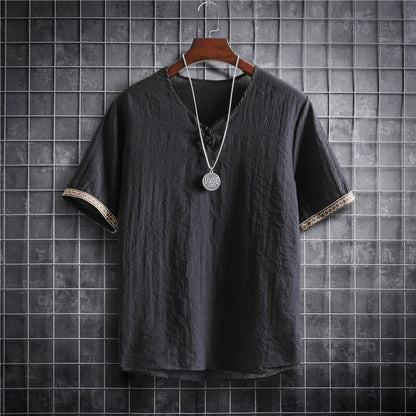 Camiel Zomer Shirt Casual Katoen Mannen