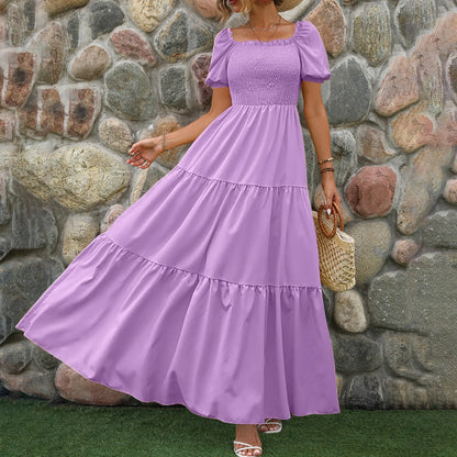 Luzara Lila Maxi Jurk