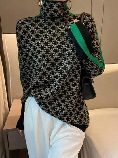 Vrouwelijke Coltrui Trui Georgina Stijl - Mode Vibes