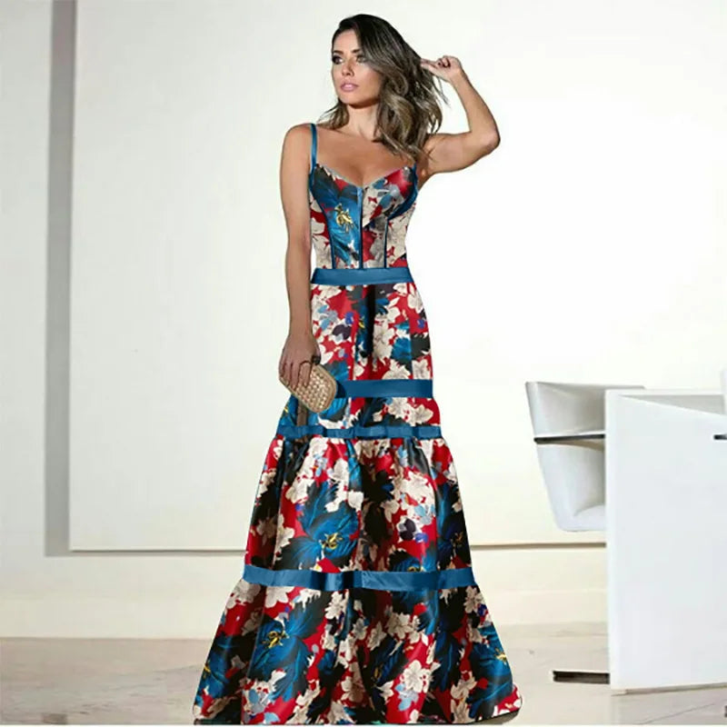 Bloemenjurk Elegante Zomerjurk voor Vrouw
