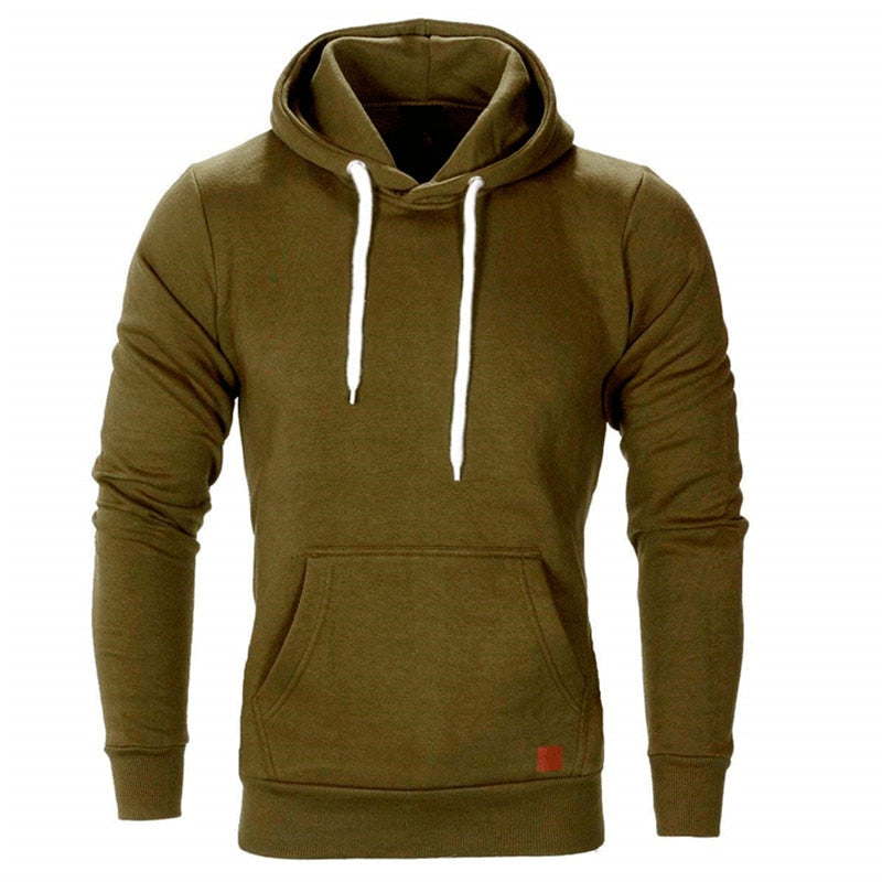 Heren Hoodie Casual met Buidelzak Zacht en Praktisch
