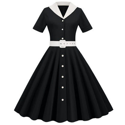 Luna Elegante V-Hals Zomer Jurk