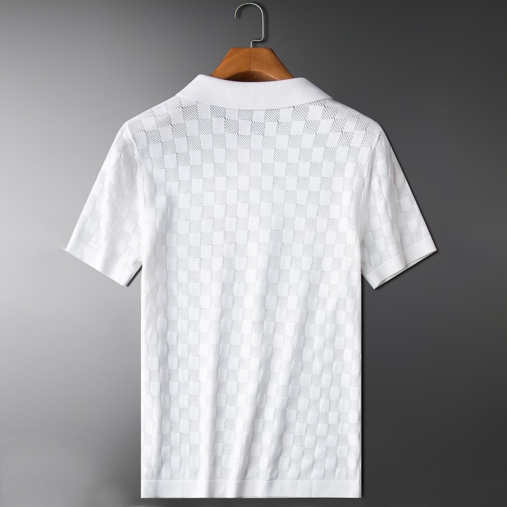 Klassieke Gebreide Polo Shirt voor Heren