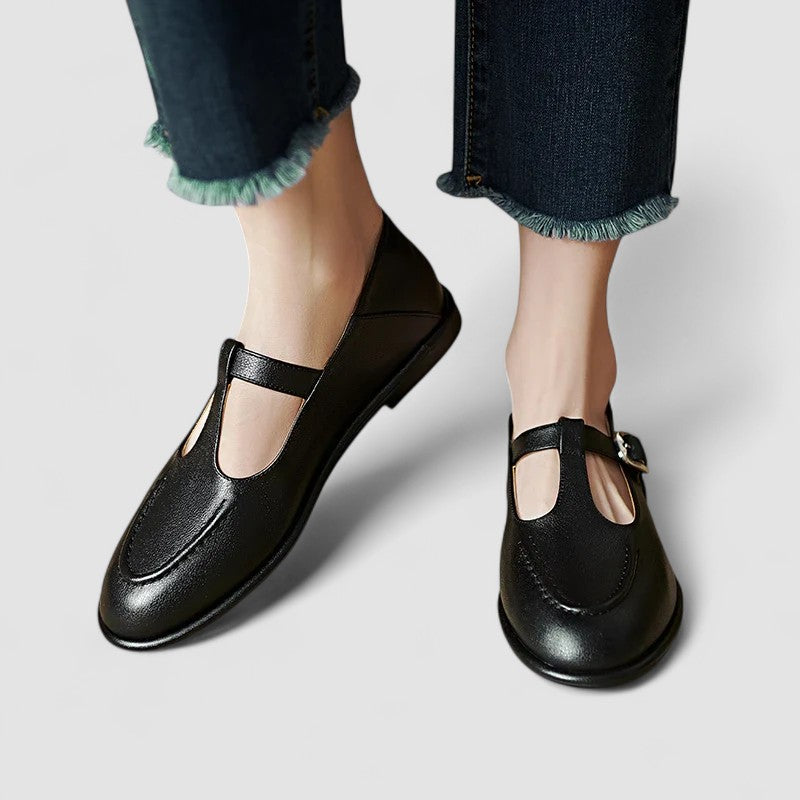 Dames Orthopedische Mary Jane Schoenen Lage Hak - Mode Vibes
