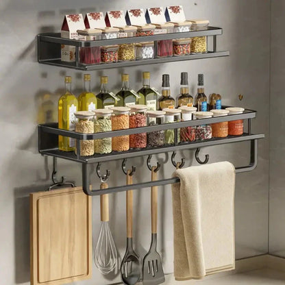 Zwart Keukenrek Modern Design voor Keukengerei