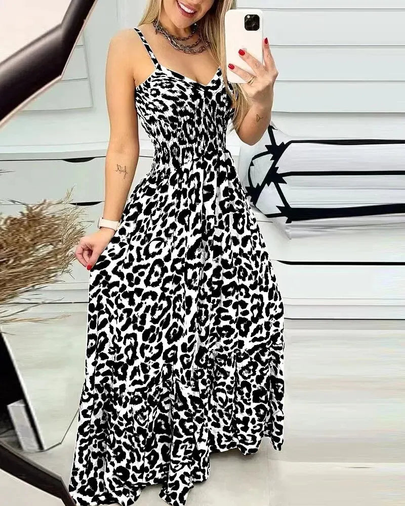 Jurk Hoge Taille Modieus Kort Model