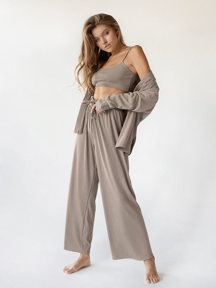 Violette 3-Delige Set Elegant en Comfortabel