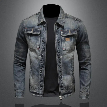 Alonzo | Giacca di jeans in stile vintage