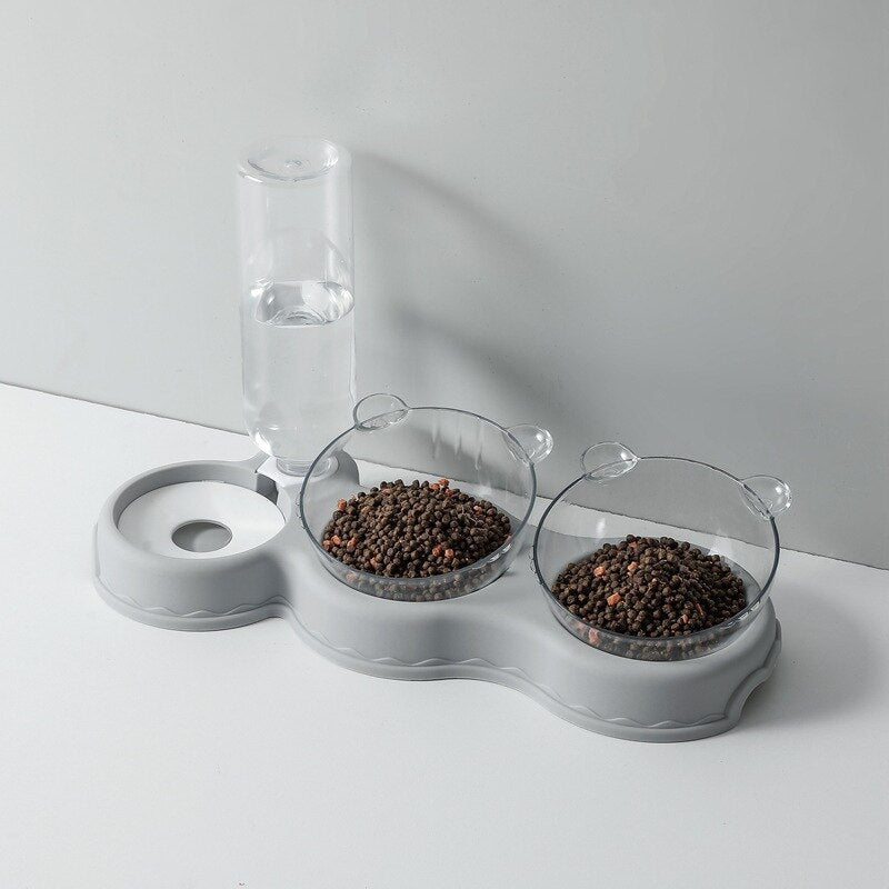 Kattenvoerbak 3-in-1 Handig en Praktisch voor Katten