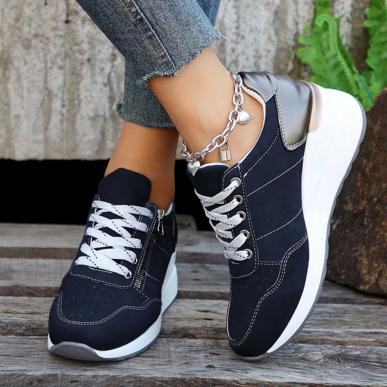 Heren Comfortabele Sneakers Met Stevige Pasvorm