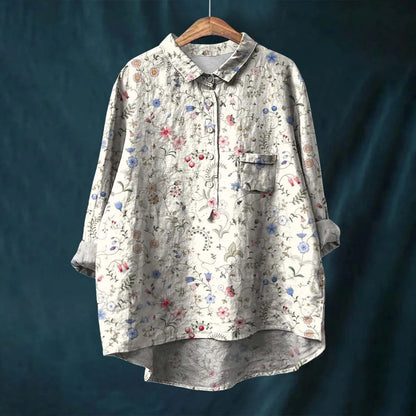 Liesa | Camicia Floreale - 100% Cotone, Elegante e Versatile-5