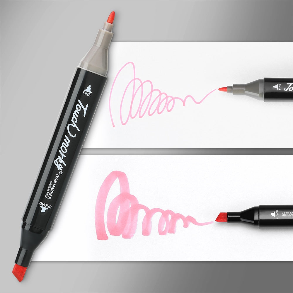 Manga Kleurmarkers Set voor Kunst en Tekenen