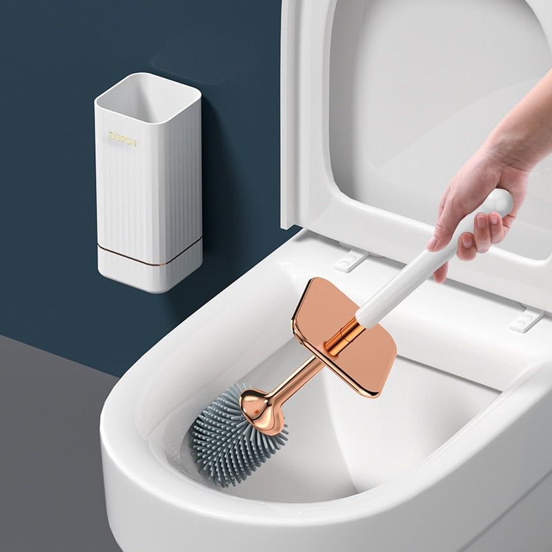 Toiletborstel met Houdertje voor Schoon en Net Badkamer